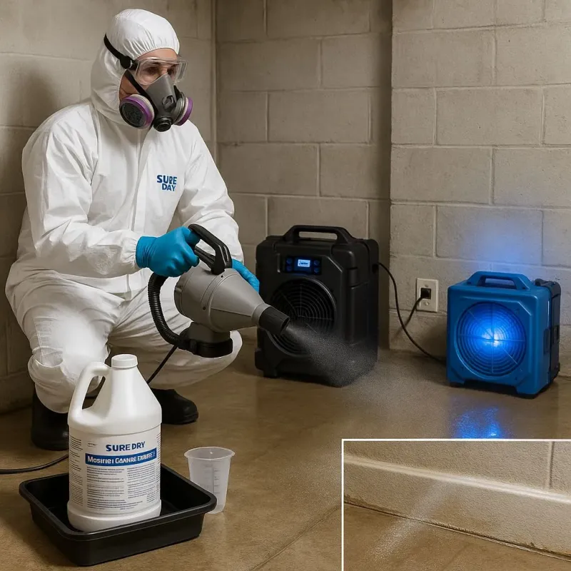 Sanitization and Odor Removal process in Four Corners, FL